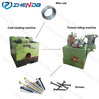 China Construction High Quality Cold Digging Machine / Automatic Screw Making Machine for sale