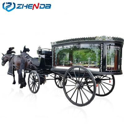 China Event Decoration Yew Funeral Horse Carriage For Sale Can Be Customized Horse Carriage Horse Funeral Yew for sale