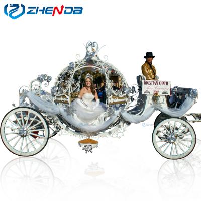 China Elegant Park Princess Horse Carriage Pumpkin Wedding Horse Carriage\Romantic Horse Carriage for sale