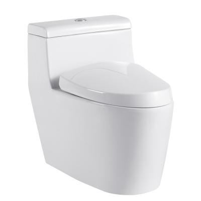 China Wholesale Sanitary Ware Double-Flow Washroom Toilet Bowl Bathroom Toilet One Piece Toilet for sale