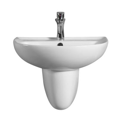 China Best Selling Luxury Ceramic Vessel Sink High Temperature Ceramic Bathroom Sink Wall Hung Wash Basin for sale