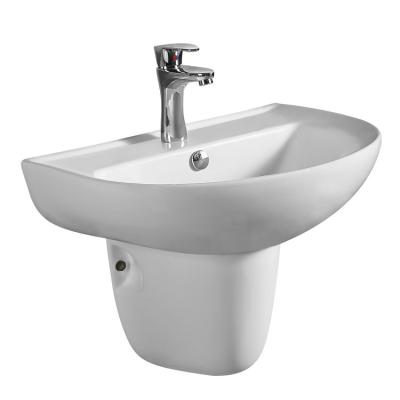 China Modern Design High Temperature Ceramic Sanitary High Quality Wall Mounted Basin Ware Lavatory Bathroom Ceramic Sinks for sale