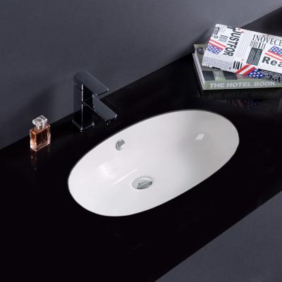 China High Temperature Ceramic Minimalist Style Ceramic Basin Under Counter Basin Restaurant Bathroom Ceramic Wash Basin Sinks for sale