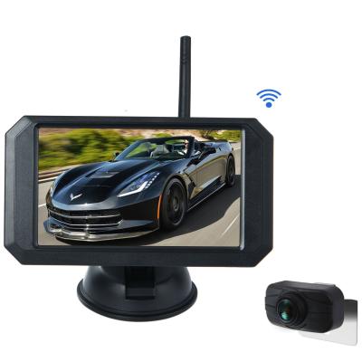 China 628px*582px. Wireless 5inch HD Rear View Mirror And Digital Parking Rear View Camera System for sale