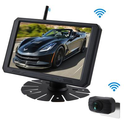 China 628px*582px. Waterproof 7 Inch Digital Monitor Rear View Camera Wireless Reversing Backup System for sale