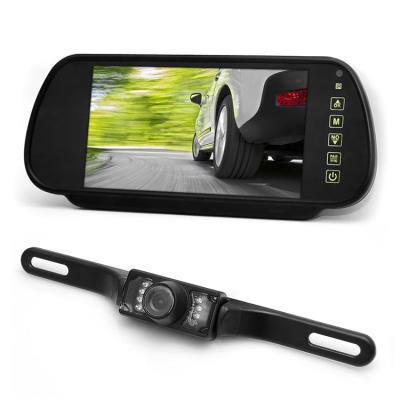 China 628px*582px. 7 Inch MP5 Display Rear View Mirror Monitor Screen System And Car Backup Camera for sale