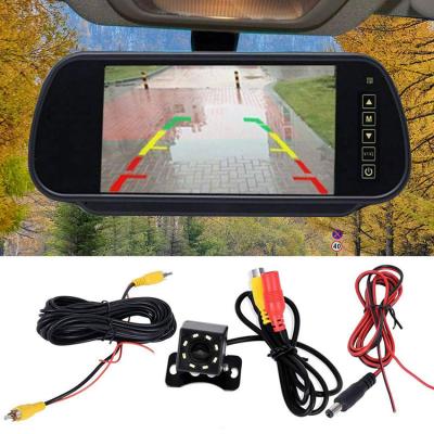 China 628px*582px. Wide Angle 8 LED Night Vision Car Rear View Camera Kit with 7