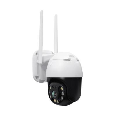 China Outdoor 1080P PTZ Wifi IP Camera 4X Digital Vandal Proof Zoom AI Human Detect Wireless Camera for sale