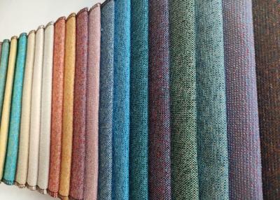 China Woven Linen Velvet Upholstery Fabric 345gsm Flame Retardant for sale