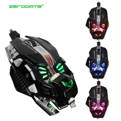 China 3D G16 Wired Gaming Mouse Mechanical Cool Luminous Crystal Ball Aggravated Competitive Mouse USB Macro LOL Gaming Mouse for sale