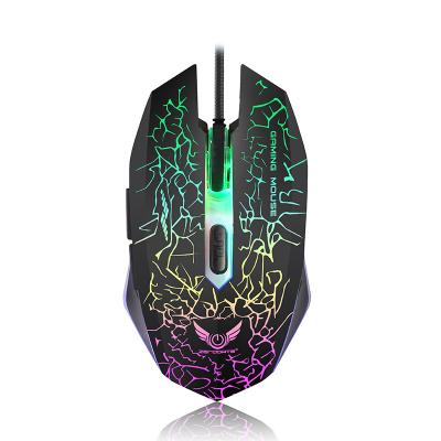 China G10 3D Gaming Mouse USB Computer Wired LOL Game Gaming Mouse Colorful Backlight Border Wholesale for sale