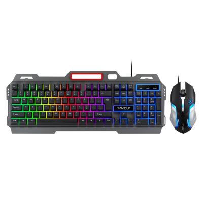 China Gift Wired Keyboard and Anti-Drop Keyboard and Mouse Desktop Standard Mouse Combo for Laptop Keyboard Mouse for sale