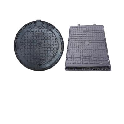 China Ductile Cast Iron Drain Manhole Cover 800x800 Ductile Heavy Duty Ductile Iron Manhole Cover EB16002 for sale