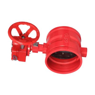 China General Thickened Seat Turbine Fancy Lever Operated Slot End Butterfly Valve for sale