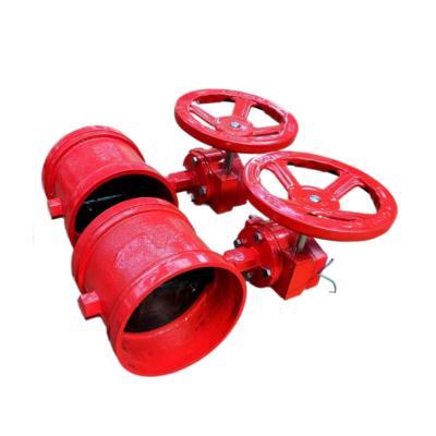 China General Manual Signal Butterfly Valve Fire Reservoir Modulated Frequency Type Butterfly Valve for sale