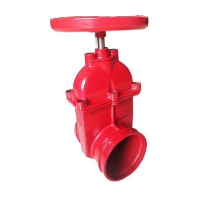 China General Dark Elastic Seat Plug Stem Fire Fighting Gate Valve Ditch Fire Iron Malleable Gate Valve for sale