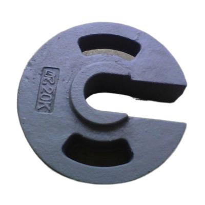 China Drop Cast Iron Counterweight Track Line Counterweight Processing Customization for sale