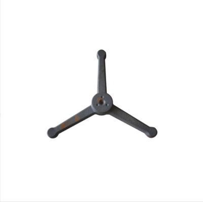 China Base Model Cast Iron Piece Model Base Cast Tripod Processing Customization for sale