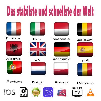 China OEM/ODM iptv best m3u xxx with uk germany india for best firestick 4k android iptv box tv free trial code for sale