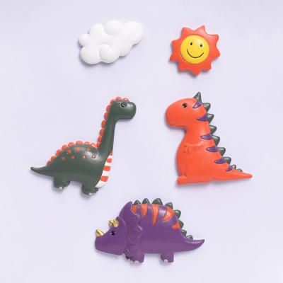 China Viet Nam Viet Nam Manufacturer 3d Decoration Custom Design Resin Animals Fridge Magnet Dinosaur Set 5pcs for sale