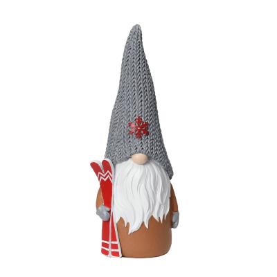 China Resin Christmas Gnome Gift Holiday Decoration, Best Selling Christmas Gnome Decor Indoor Gift for sale