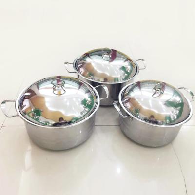 China STNIITHANZ Sustainable 6pcs Cooking Pot Stainless Steel Cookware Set for sale