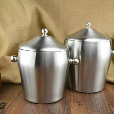 China Viable Promotions 80% Discount Of Stainless Steel Ice Bucket With Shaped Ferrule for sale