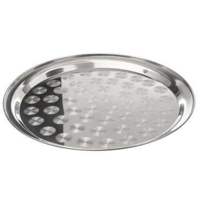 China Sustainable Stainless Steel Indian Thali Dish Mess Catering Tray Serving Plate Food Waiters for sale