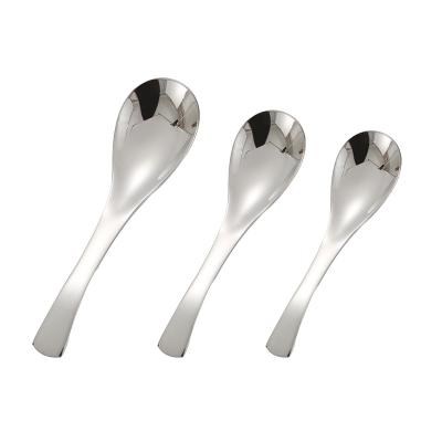 China Sustainable SS304 Stainless Steel Flatware Set Restaurant Cutlery Spoon for sale