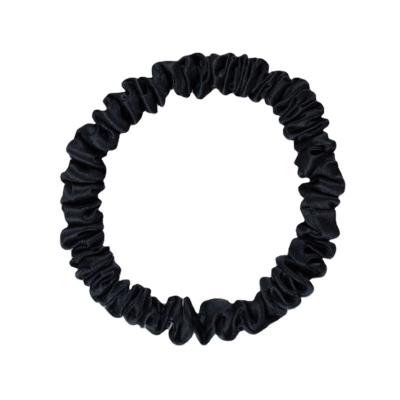 China Fashion Momme Luxury High Quality 100% Shiny Silk Scrunchies 22 6 A Hair Scrunchy Silk Hair Elastics for sale