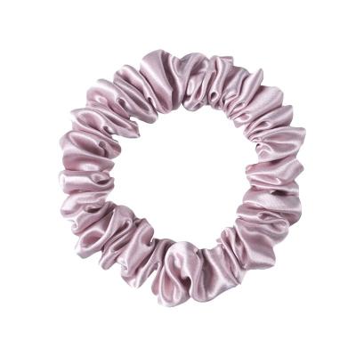 China ENGLAND STYLE Gerine 100% real pure natural hair ties women silk scrunchies for ponytail holder for sale