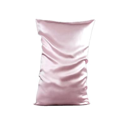 China Gerine Non-Toxic Custom Made Sheer Pink Mulberry Silk Pillow Case With Hidden Envelope Closure For Gift Mother's Day for sale