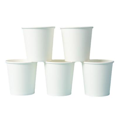 China Custom Biodegradable Disposable Paper Cup Logo8oz Factory Price Disposable Coffee Paper Cup for sale