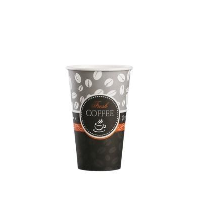 China Wholesale Hot Selling Disposable Coffee Paper Cup With Drink Lid Thickened Hot Cup Custom Logo for sale