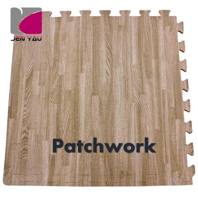 China Waterproof Teak Interlock Pattern Cell Hydrophobic Eva Mat for sale