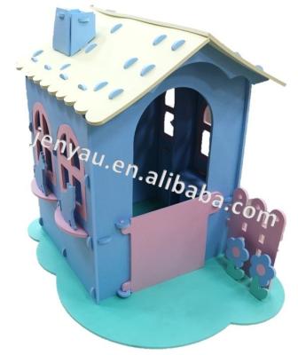 China Eco-friendly Material 3D Foam For Kids Building Big House Toy House for sale