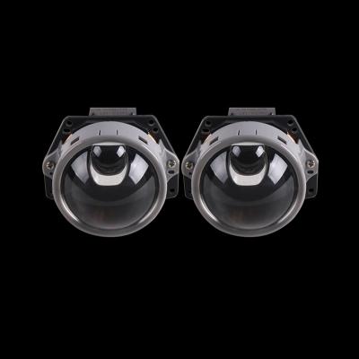 China New high quality 12V laser headlight bifocal lens car LED headlight lens modification high beam cannon laser lens 6-5525 for sale