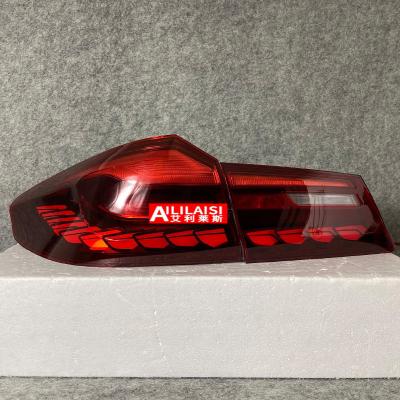 China Suitable for BMW 5 series of flame water steeringF10/18 320 scale LED dragon G38 five series retrofit 18-21 tail light for sale