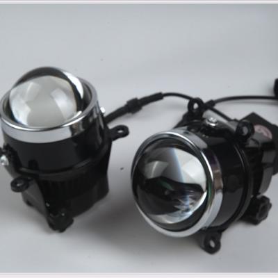 China Car front fog lamp modified universal non-destructive 3.0LED laser fisheye lens external waterproof spotli 3.0LED for sale