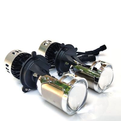 China 6000K 55W Ultra-bright Bifocal Lens Non-destructive Installation H4 LED Car Headlight 4 Runner for sale