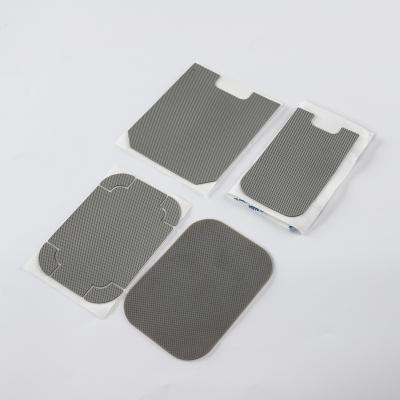 China Silicone Gasket Mesh Self adhesive Mobile Phone Stand Non-slip Silicone Foot Mat for sale