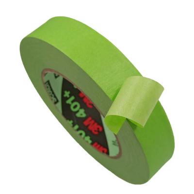 China 3M 401+ Green High Temperature Resistant Paint Masking Tape for sale