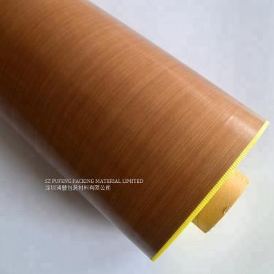 Chine Bande à simple face de Brown PTFE de force à haute résistance, ruban adhésif de preuve de chaleur de 25mm à vendre