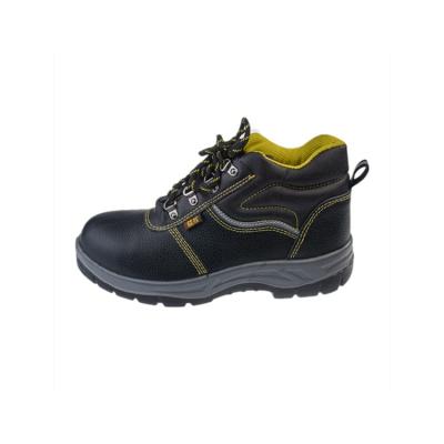 China 2021 Anti Slip Lash Anti Puncture Polyurethane Sole Work Shoes Mens Leather Safety for sale