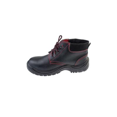 China Sole Net Price Cloth Work Leather Anti Slip Anti Puncture Cowhide Polyurethane Safety Shoes for sale