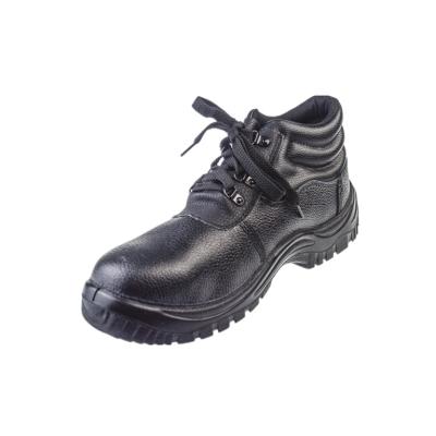 China Sole Net Cowhide Anti-Slip Polyurethane Fabric Men Occupational Safety Running Shoes for sale