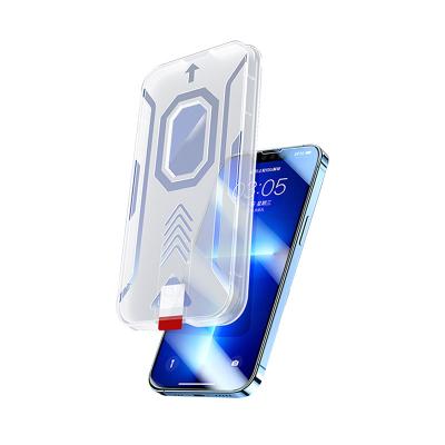 China 9h 2.5d/with Easy App/Magicbox 9h Shockproof Tempered Glass For iPhone 14 13 Pro Max Easy Applicator Install Screen Protector Installation Tool Kit With Easy for sale