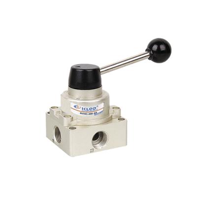 China General 4/3 Way HV400 Series Pneumatic Manual Air Hand Switch Valve for sale