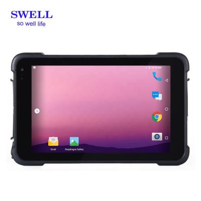 China 8inch lte waterproof global android handheld tablet 4g with agps beidou 4gb ram dual wifi rfid nfc reader built in rugged 4g tablet PC for sale