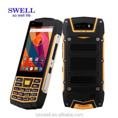 China 3G Android6.0 Marshmallow 3 Proof Smartphone Features Support Outdoor Walkie Talkie GPS SOS Button for sale